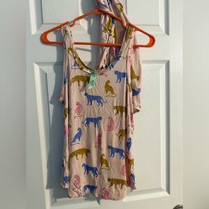 SweetHoney Pink Animal Print Pajama Set